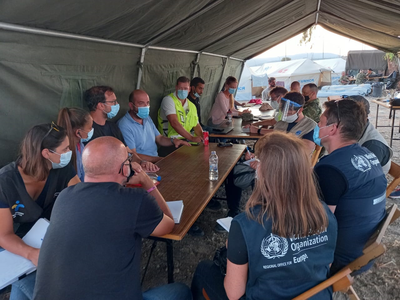 Lesvos’s fire-burned camp in the midst of COVID-19 outbreak