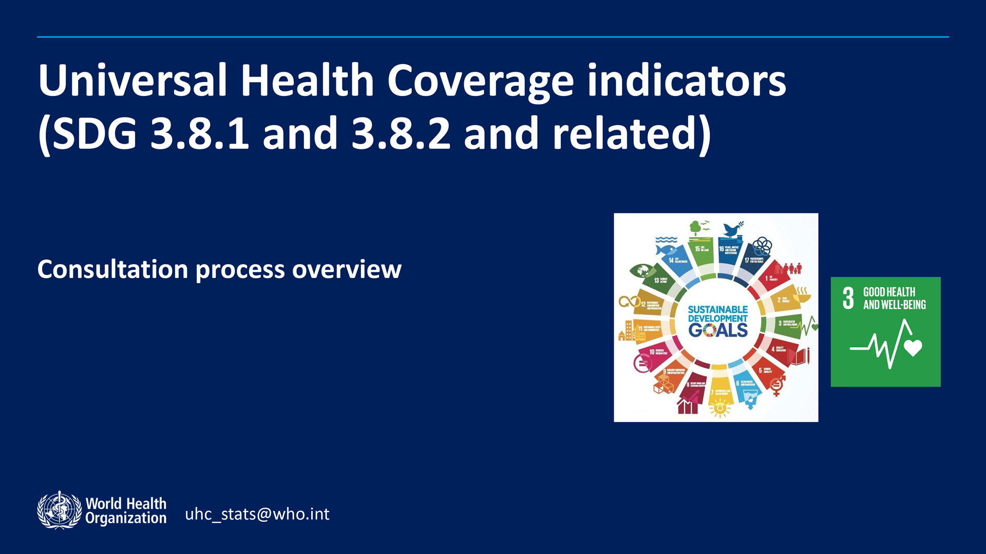 2023 UHC country consultation process 2023 UHC country consultation process