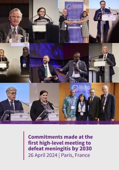 Commitments made at the first high-level meeting to defeat meningitis by 2030