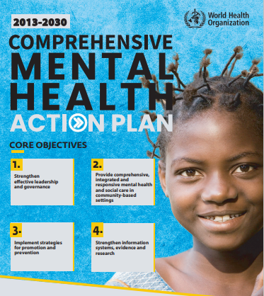 Mental Health Action Plan 2013-2030 Flyer Thumbnail for the Comprehensive Mental Health Action Plane 2013-2030 flyer showing a smiling girl.