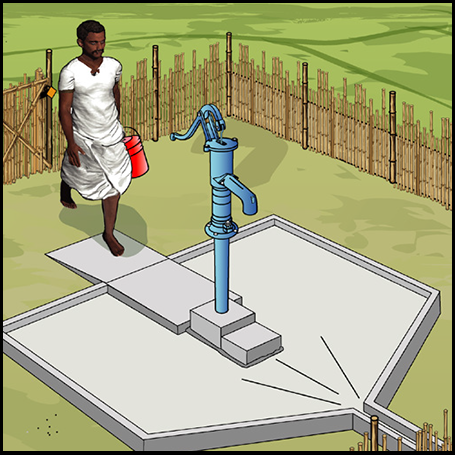 6-Tubewell-with-a hand-pump-2023 Tubewell with a handpump