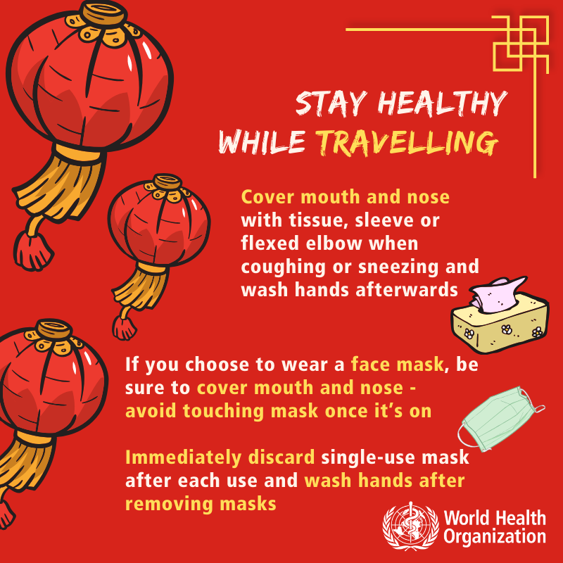 Stay healthy while travelling CNY3 Stay healthy while travelling CNY3