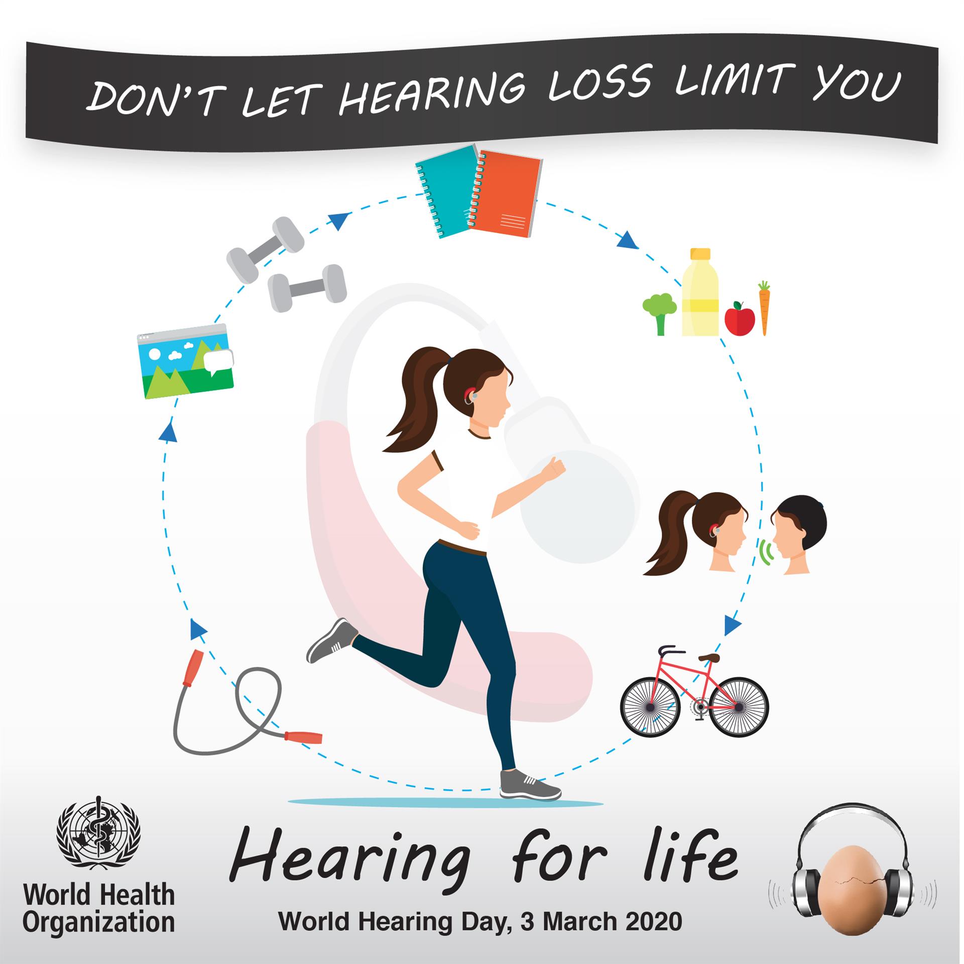 Hearing loss World Hearing Day 2020: Hearing loss flyer