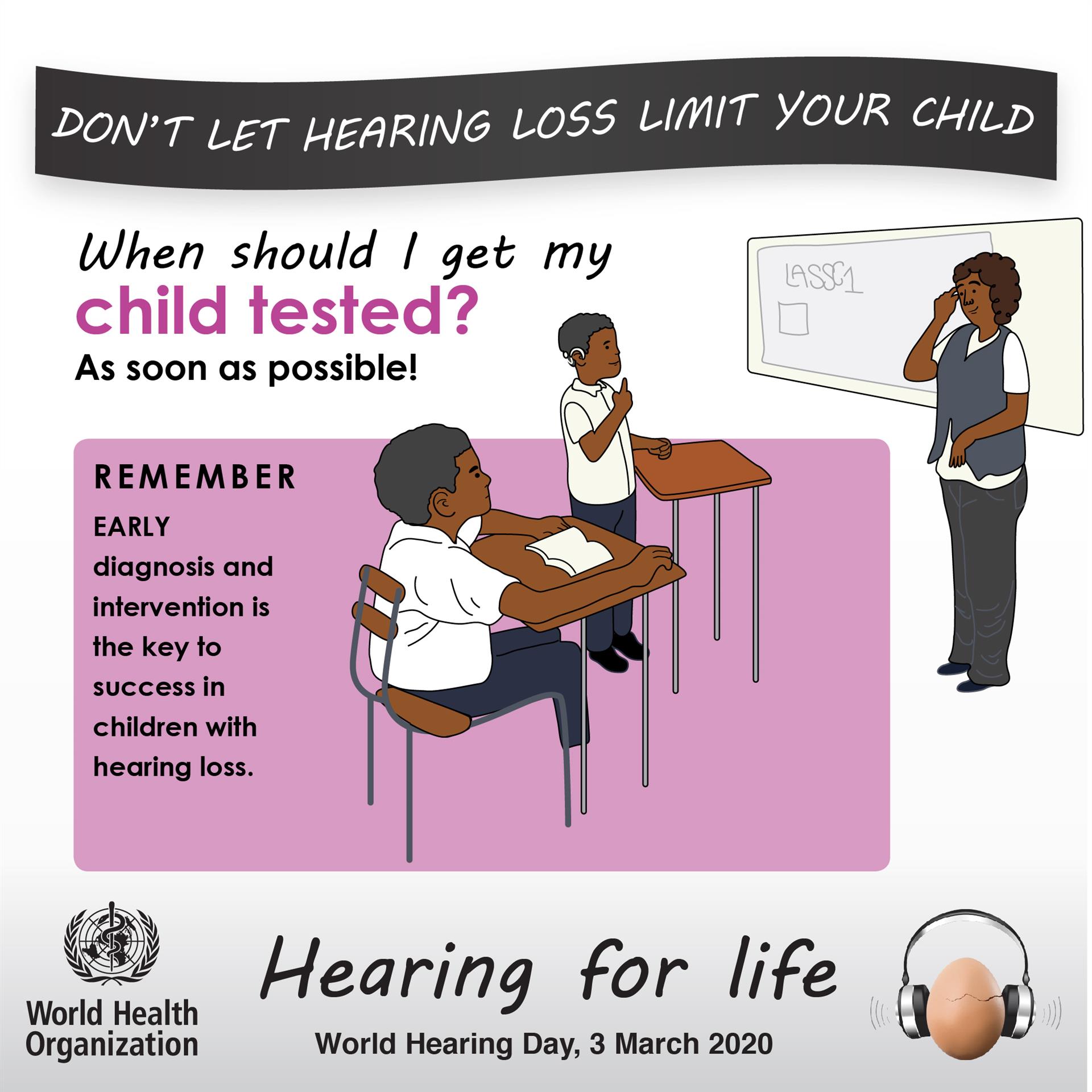 When should I get my child tested? World Hearing Day 2020: When should I get my child tested?